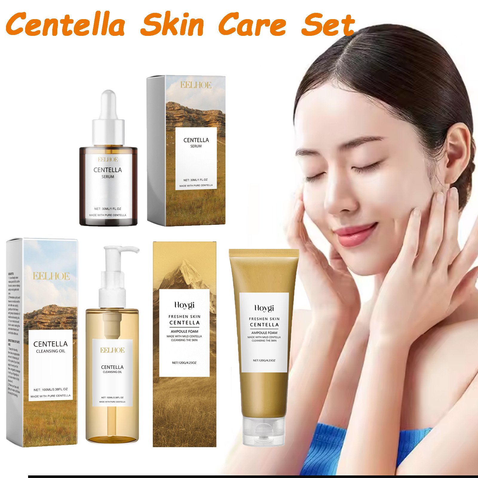 Luxury Skincare Wholesale - Centella Skin Care Set Centella Serum