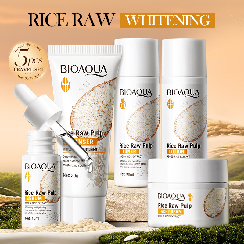 Luxury Skincare Wholesale - Rice Puree Skin Care Set Whitening