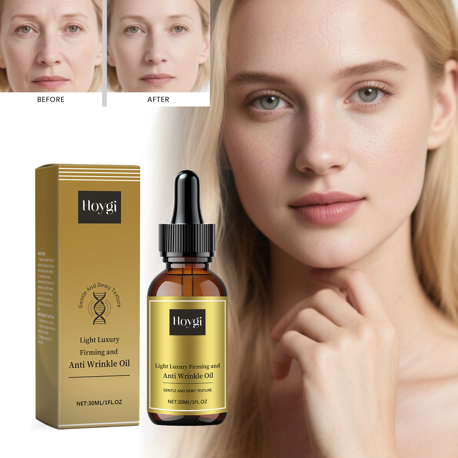 Luxury Skincare For Women - Firming Facial Care Oil Lifting Anti