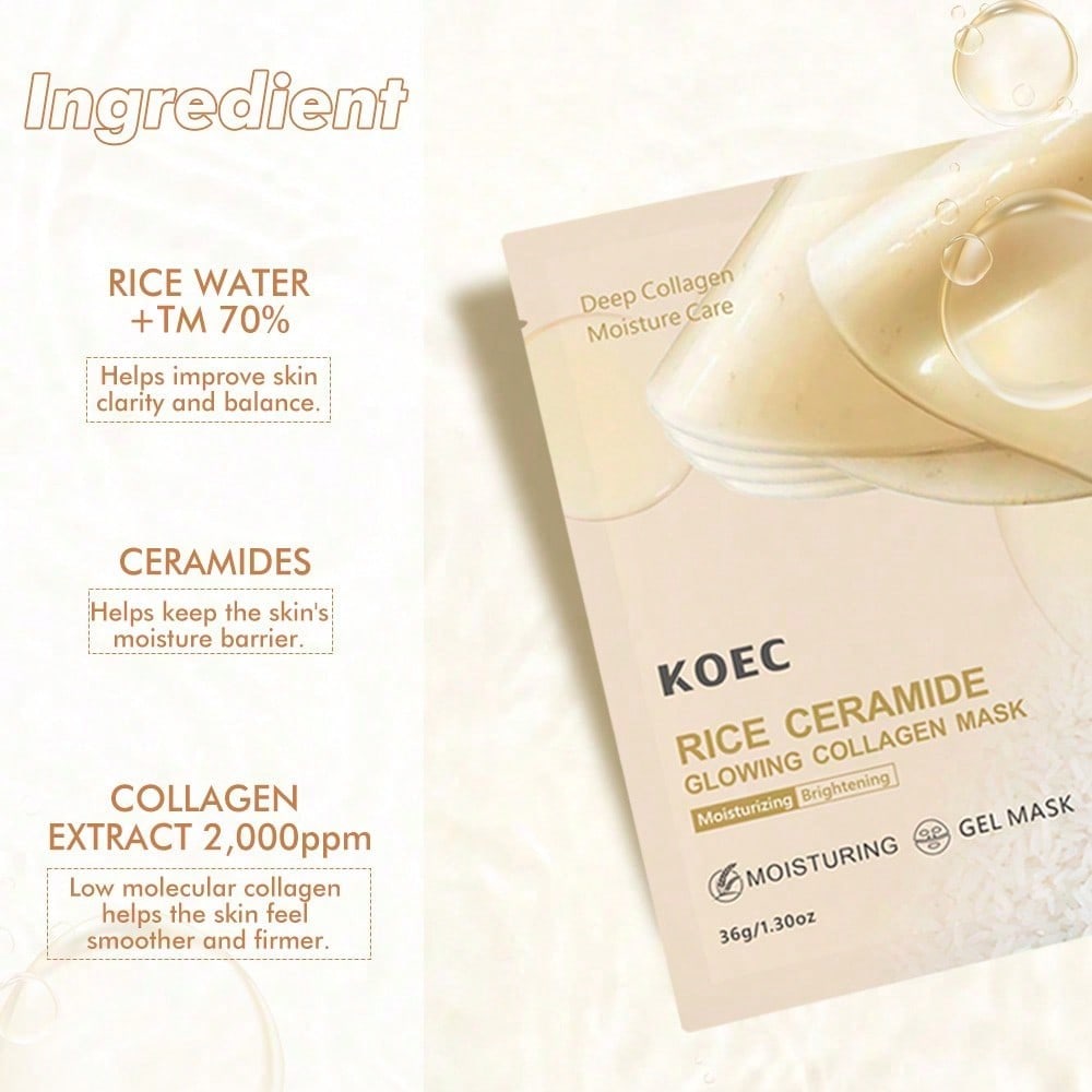 Rice 70 Glow Collagen Mask Ove - огляд і ціна Luxury Skincare Mask