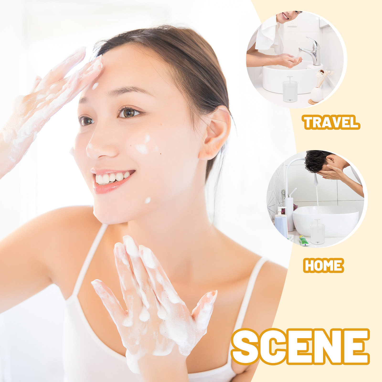 2Pcs Washing Face Foam Maker C - огляд і ціна Luxury Skincare Cleanser