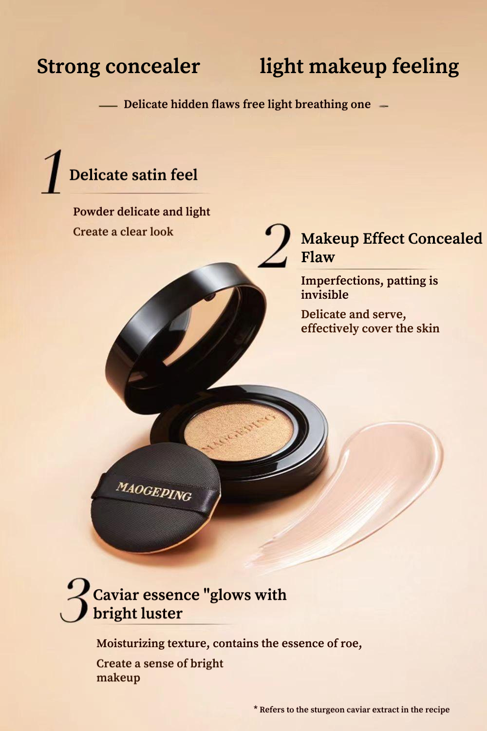 Maogeping Air Cushion Luxuriou - огляд і ціна Luxury Skin Care